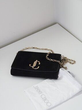 JIMMY CHOO VARENNE CHAIN CLUTCH